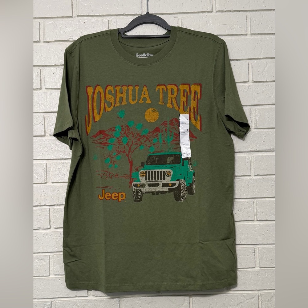 Men’s Goodfellow X Jeep Joshua Tree tee. Size L. NWT